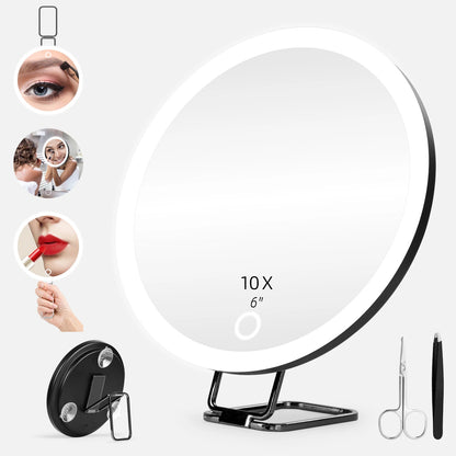Magnifying Mirror with Light